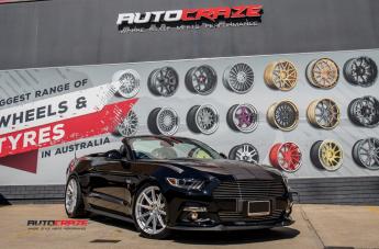 FORD MUSTANG ESSEN SILVER MACHINED FACE